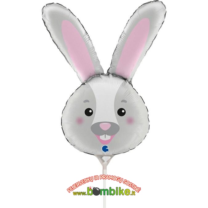 Folinis mini 14" balionas „Pilkas zuikis”