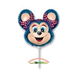 Folinis mini 14" balionas „Mėlyna pėlytės galva”