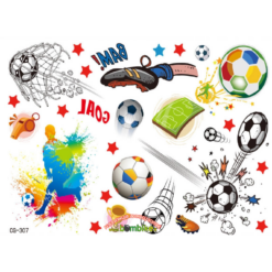 Laikinos tatuiruotės „Futbolas“