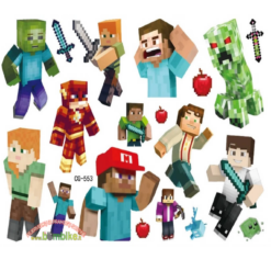 Laikinos tatuiruotės „Minecraft“