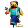 Folinis balionas „Minecraft žmogeliukas“