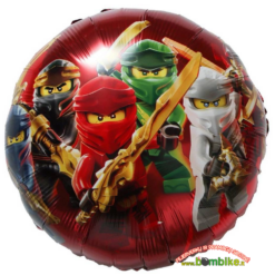 Folinis apvalus balionas „Lego ninjago“