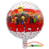 Folinis apvalus balionas „Roblox raudonas“