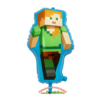 Folinis balionas „Minecraft žmogeliukas“