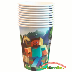 Popieriniai puodeliai „Minecraft”