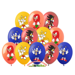 Lateksinių balionų rinkinys „Ežiukas Sonic“
