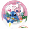 Popierinės lėkštutės „Rožinis Stitch”