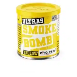 Spalvoti dūmai „Ultras Smoke Bomb" (GELTONA), ~60 sec.