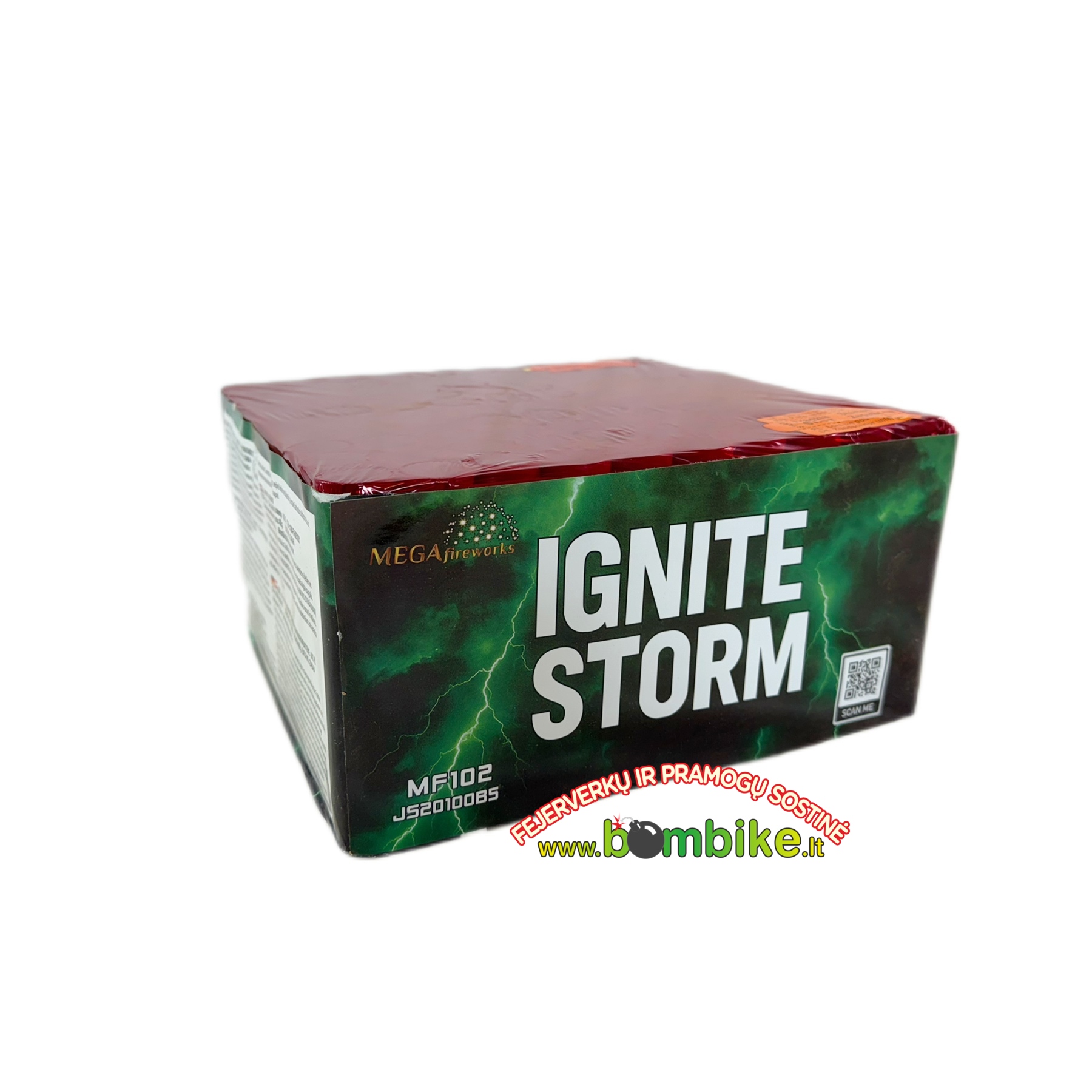 Fejerverkas MF102 „Ignite Storm GREEN“